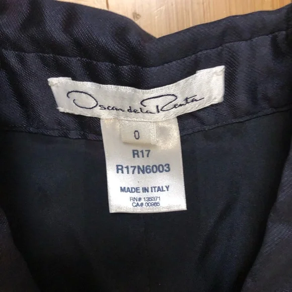 Oscar de la Renta Taffeta Fit & Flare Multicolor Floral Silk Blend Midi Dress 0 - Picture 3 of 16